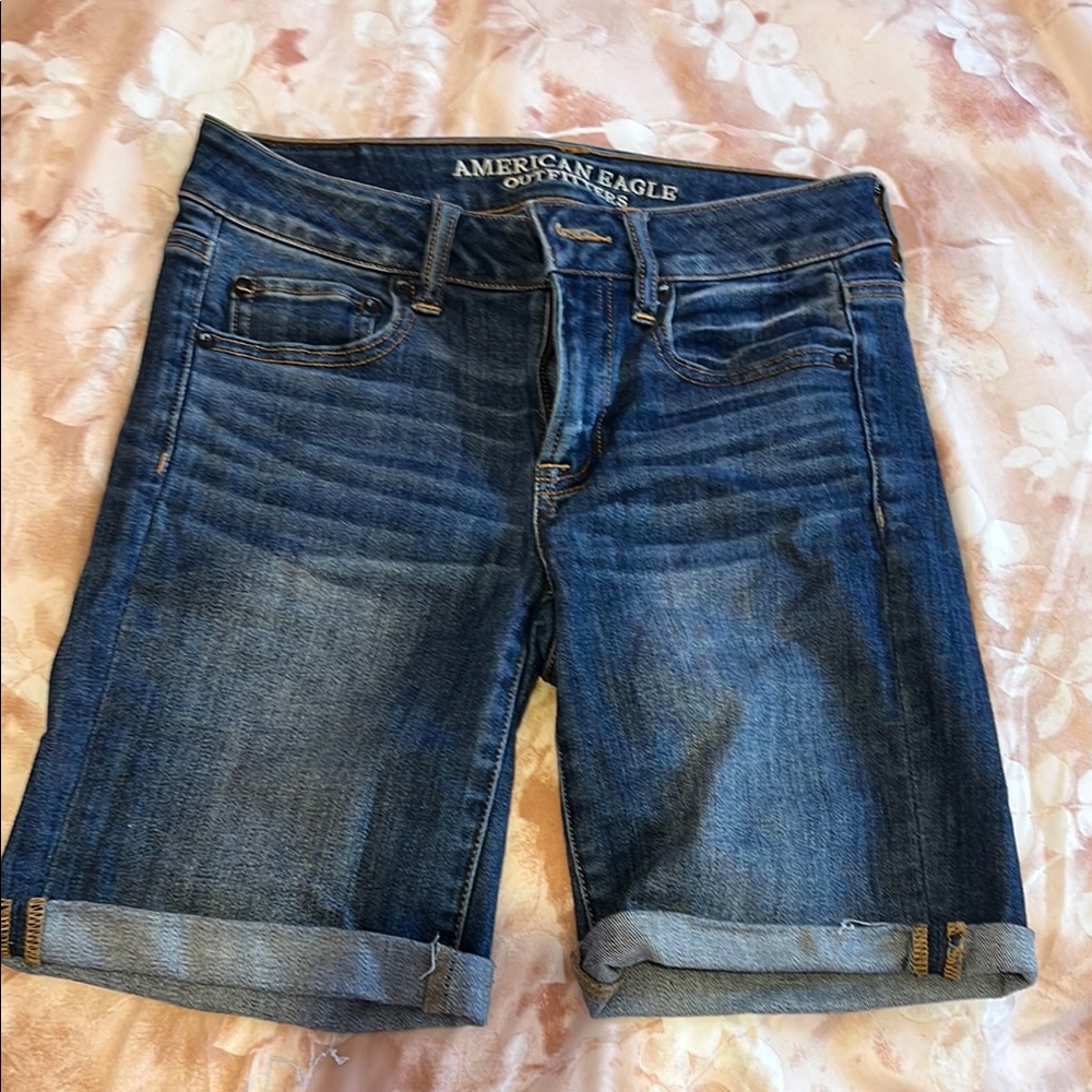 American Eagle Denim Bermuda Shorts
